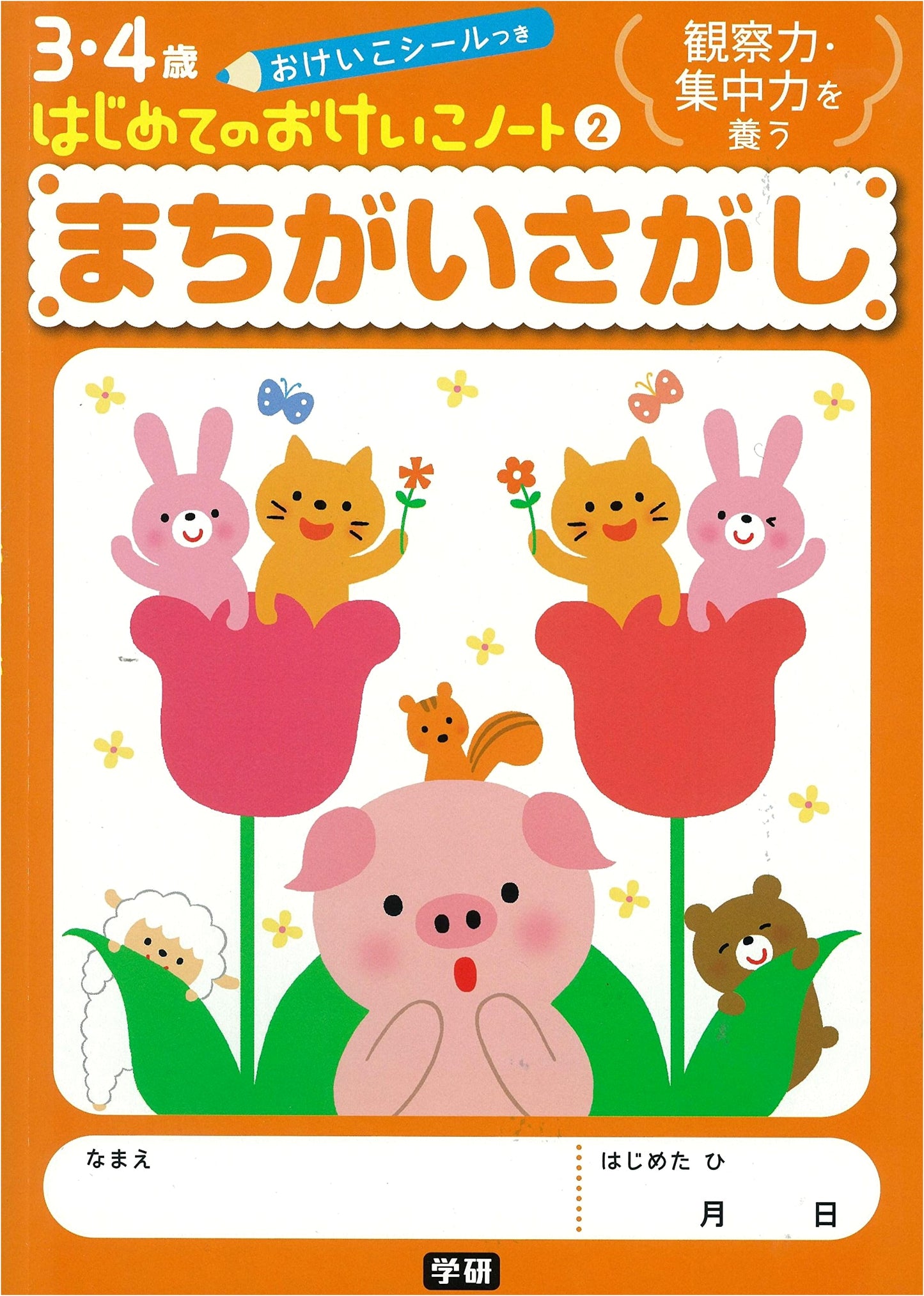 Spot the Differences: Beginner's Practice Notebook, Volume 2