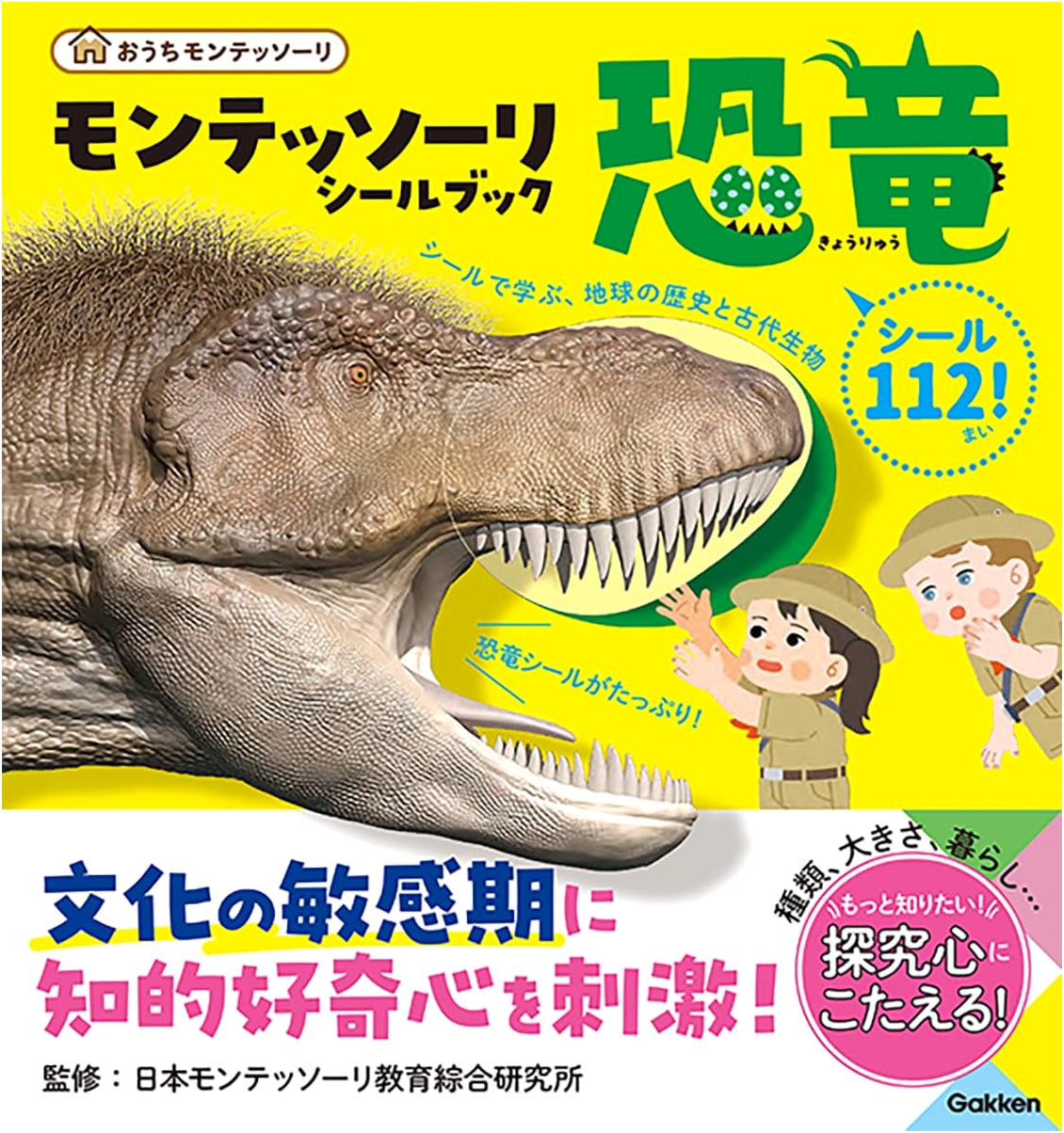Montessori Sticker Book: Dinosaurs - Earth's History & Ancient Life (Home Montessori)
