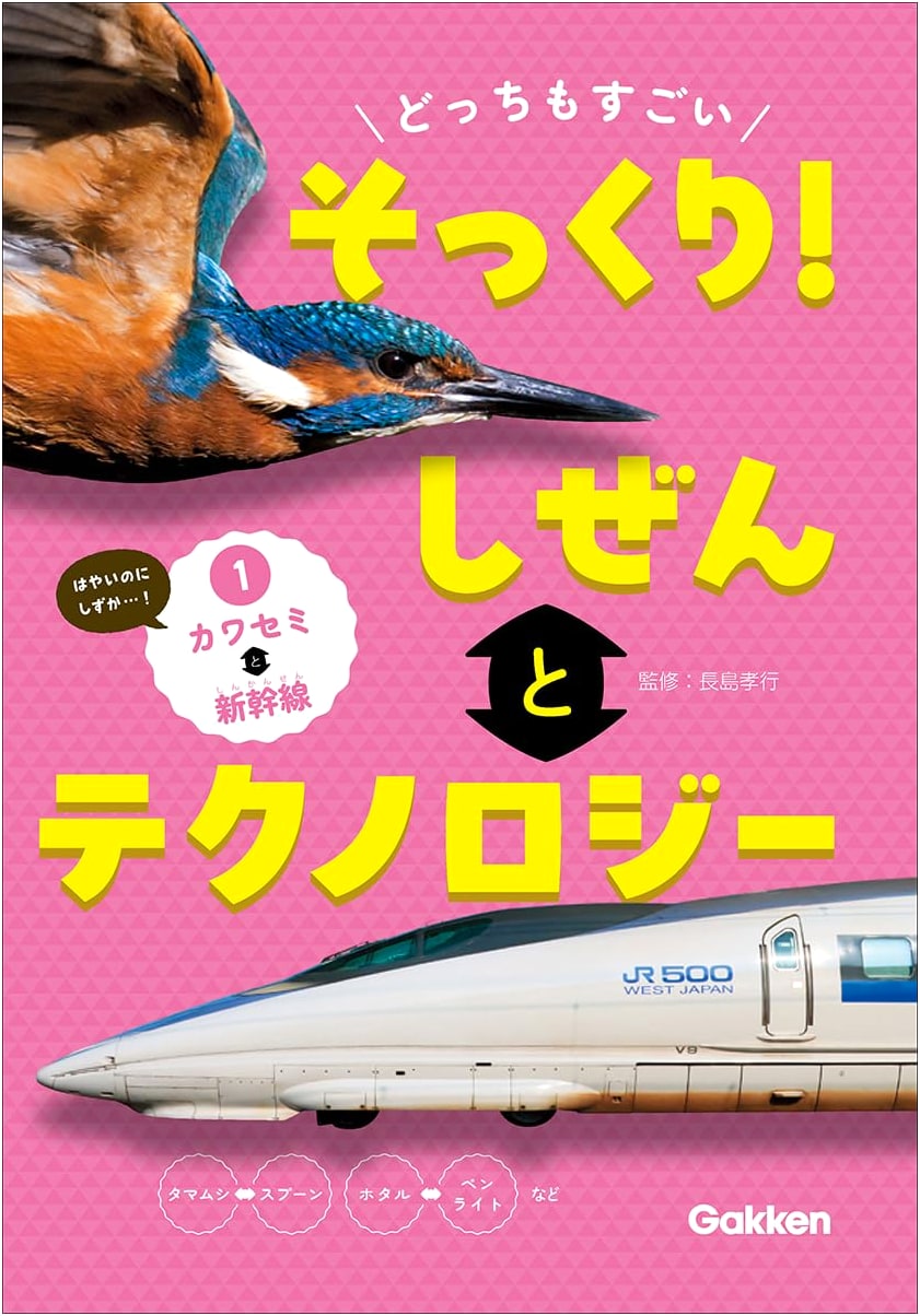 Both Amazing: Nature and Technology - Kingfisher and the Shinkansen Bullet Train