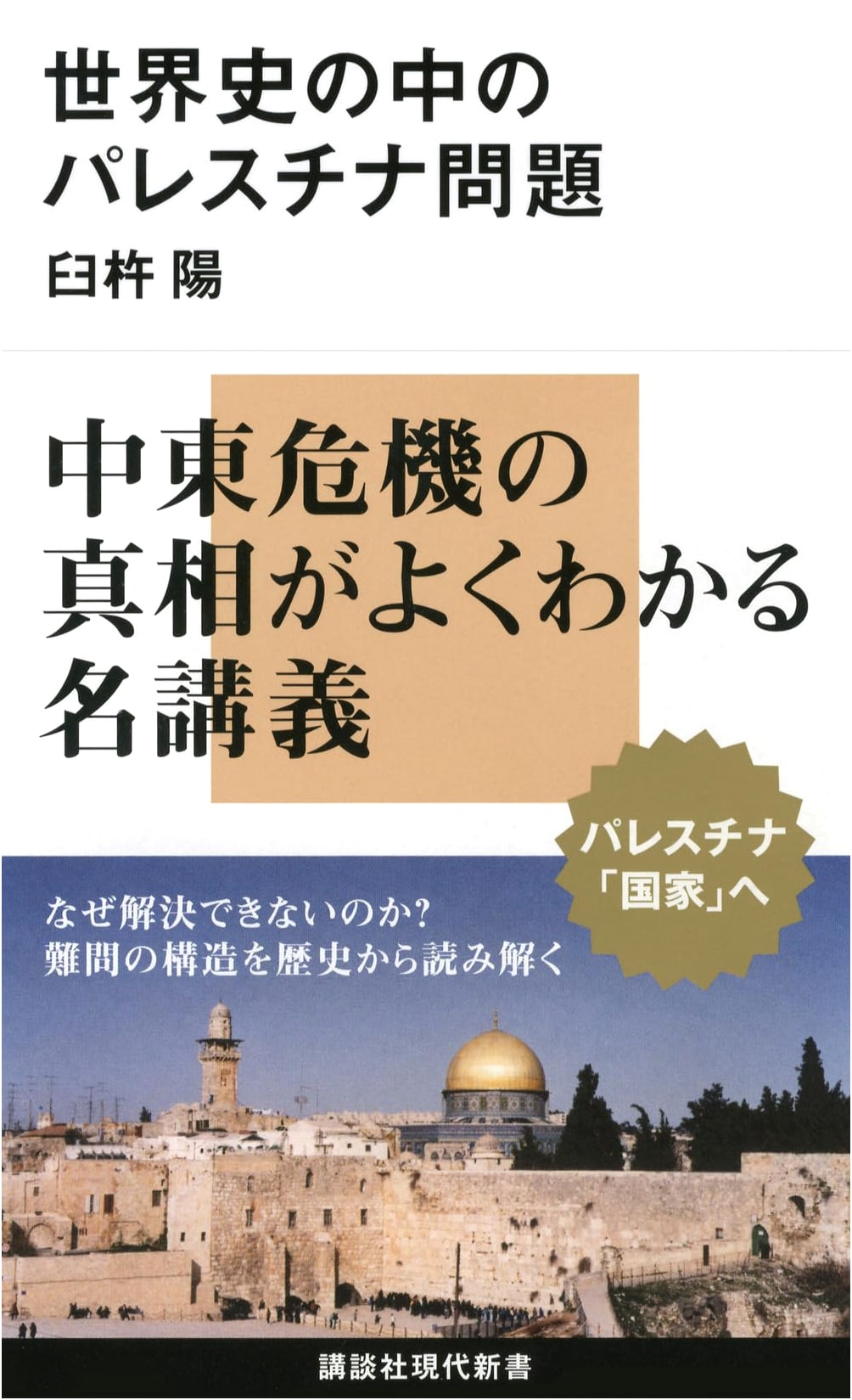 The Palestine Problem in World History: Kodansha Gendai Shinsho 2189