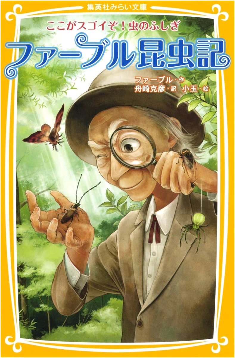 Fabre's Book of Insects: The Wonders of Bugs! (Shueisha Mirai Bunko)