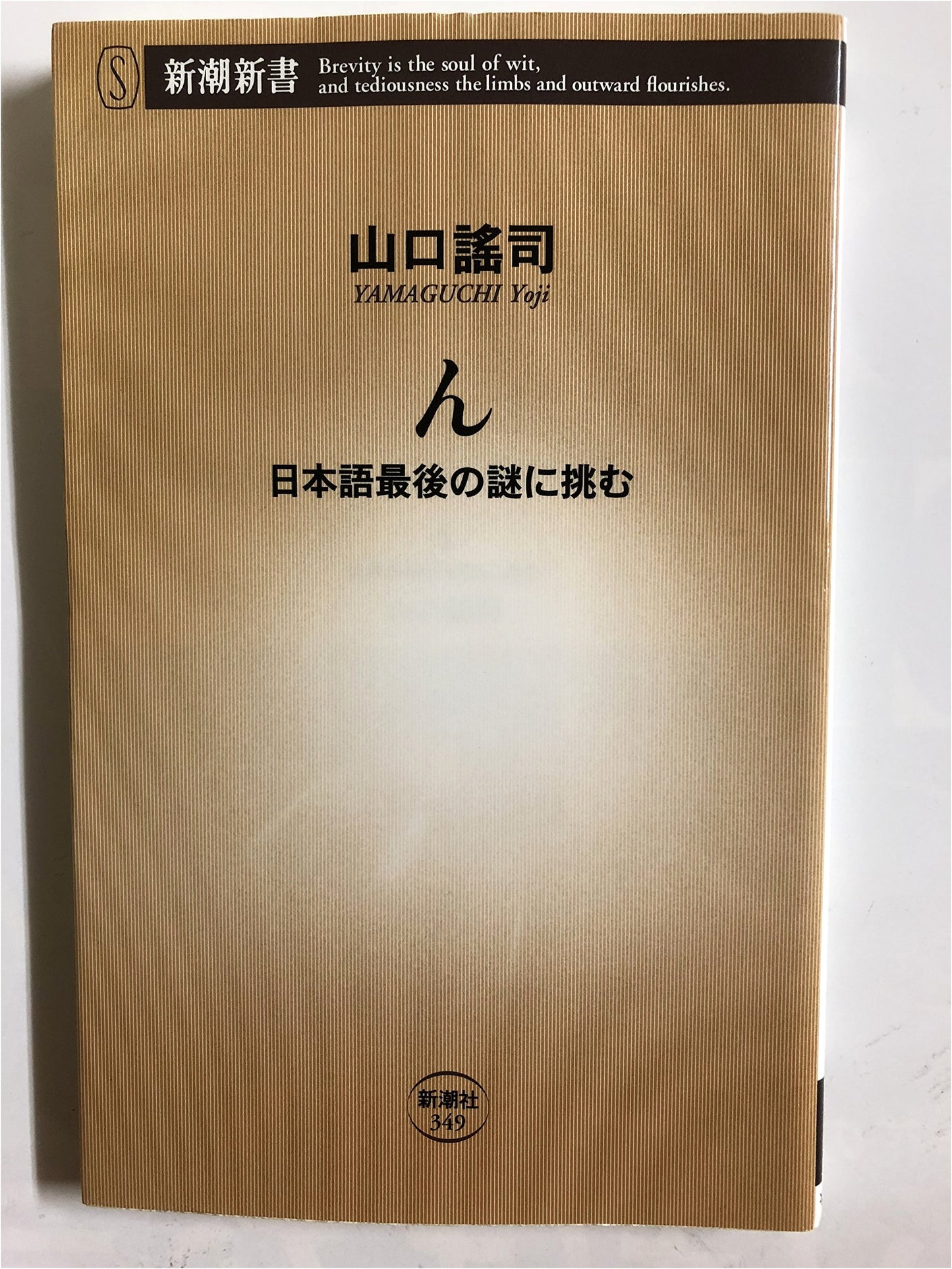 N: Challenging the Last Mystery of the Japanese Language (Shincho Shinsho 349)