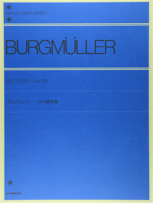 Burgmüller 18 Études (Zen-On Piano Library)