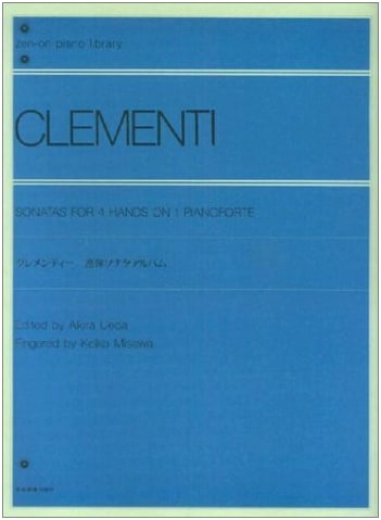 Clementi Duet Sonata Album: Zen-On Piano Library