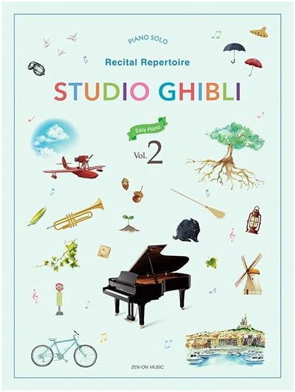 Studio Ghibli Easy Piano Solo: Recital Repertoire Vol. 2 for Beginners