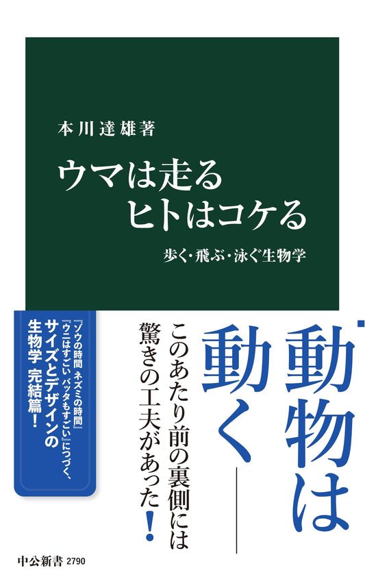Horses Run, Humans Fall: The Biology of Walking, Flying, and Swimming (Chuko Shinsho 2790)
