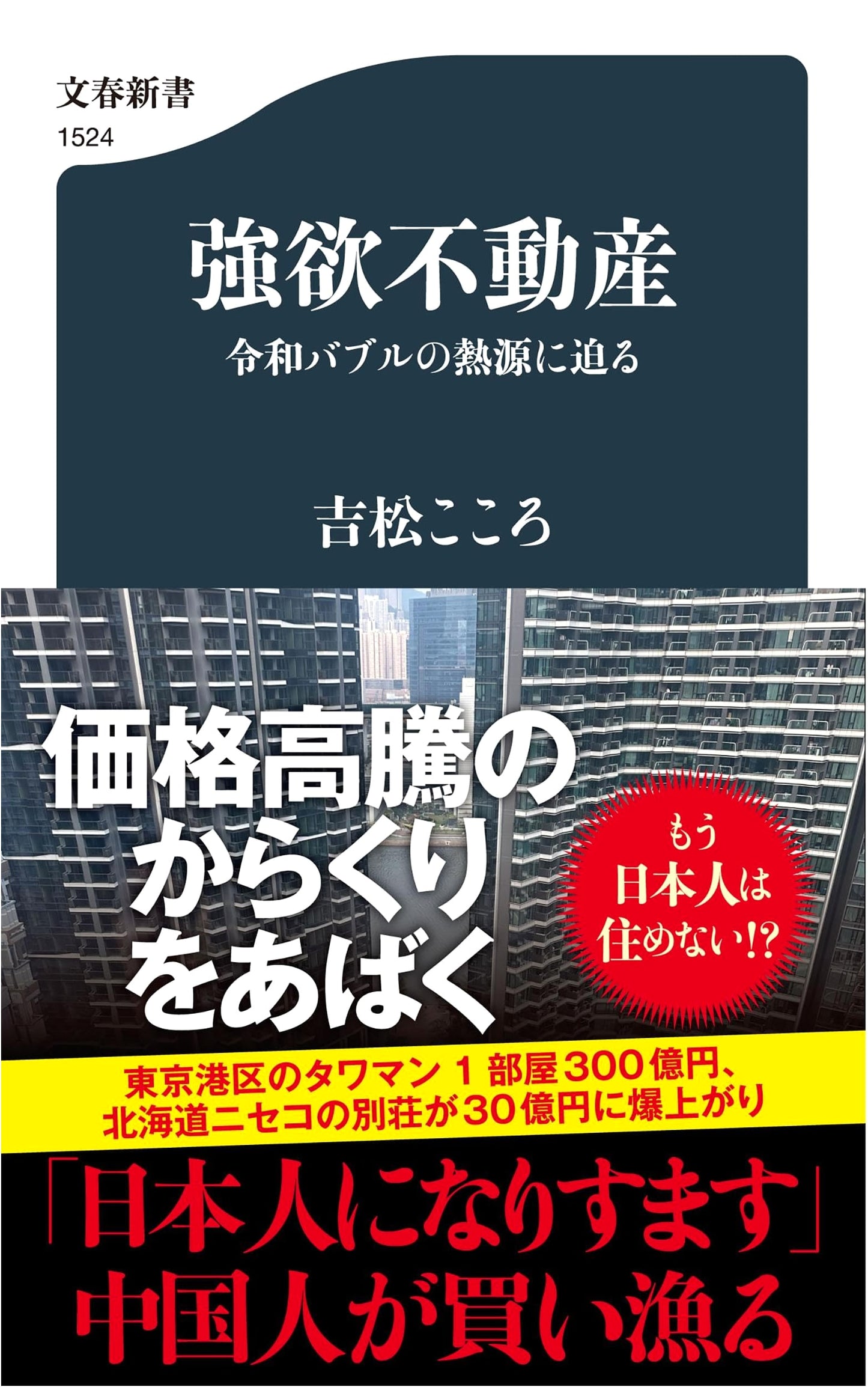 Greedy Real Estate: Approaching the Source of the Reiwa Bubble by Kokoro Yoshimatsu