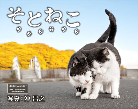 2026 Stray Cats Wall Calendar (Monthly, 600x380mm) - Impress Calendar Series