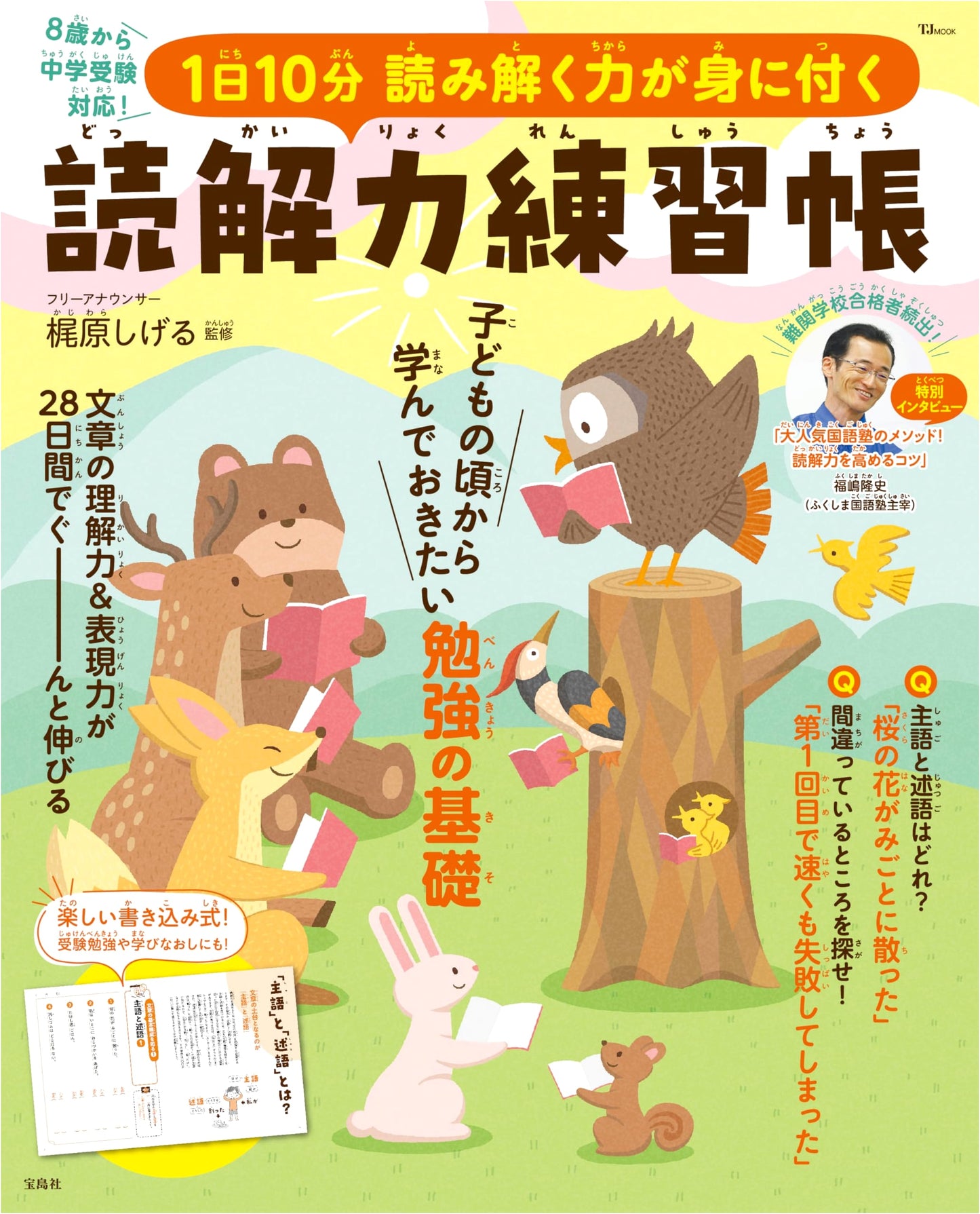10 Minutes a Day: Reading Comprehension Practice Workbook (TJMOOK)