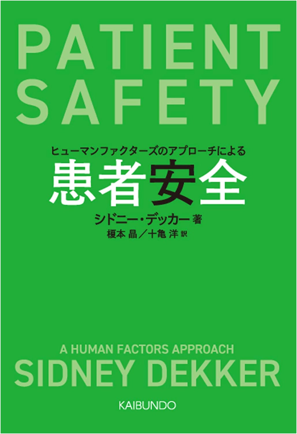 Patient Safety: A Human Factors Approach