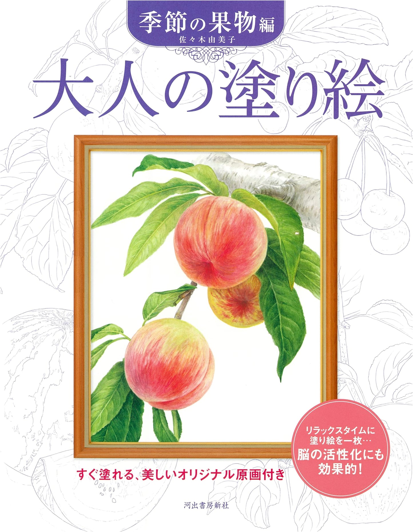 Adult Coloring Book: Seasonal Fruits by Yumiko Sasaki