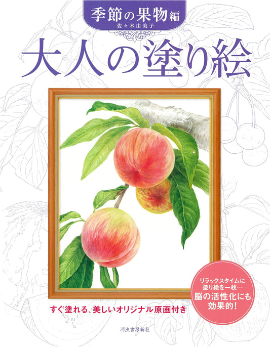 Adult Coloring Book: Seasonal Fruits by Yumiko Sasaki