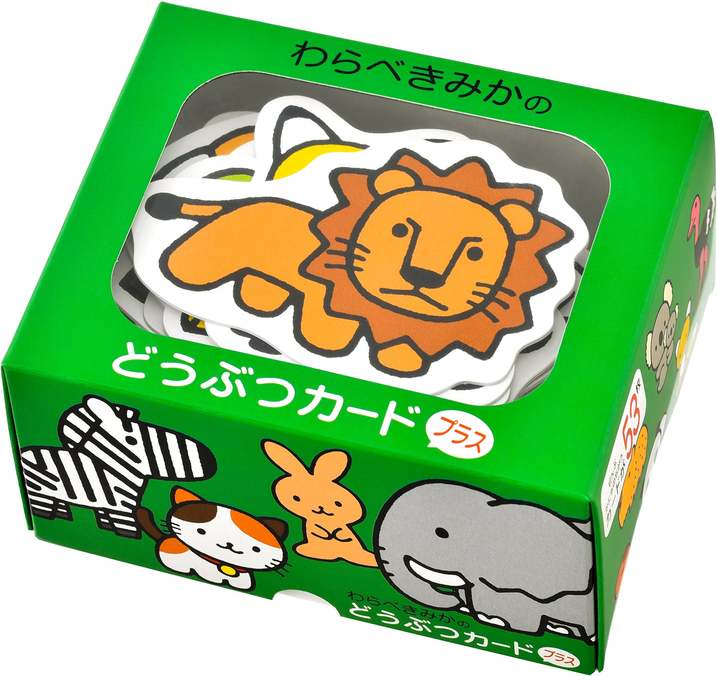 Warabe Kimika's Animal Cards Plus: A Variety Set for Learning Fun