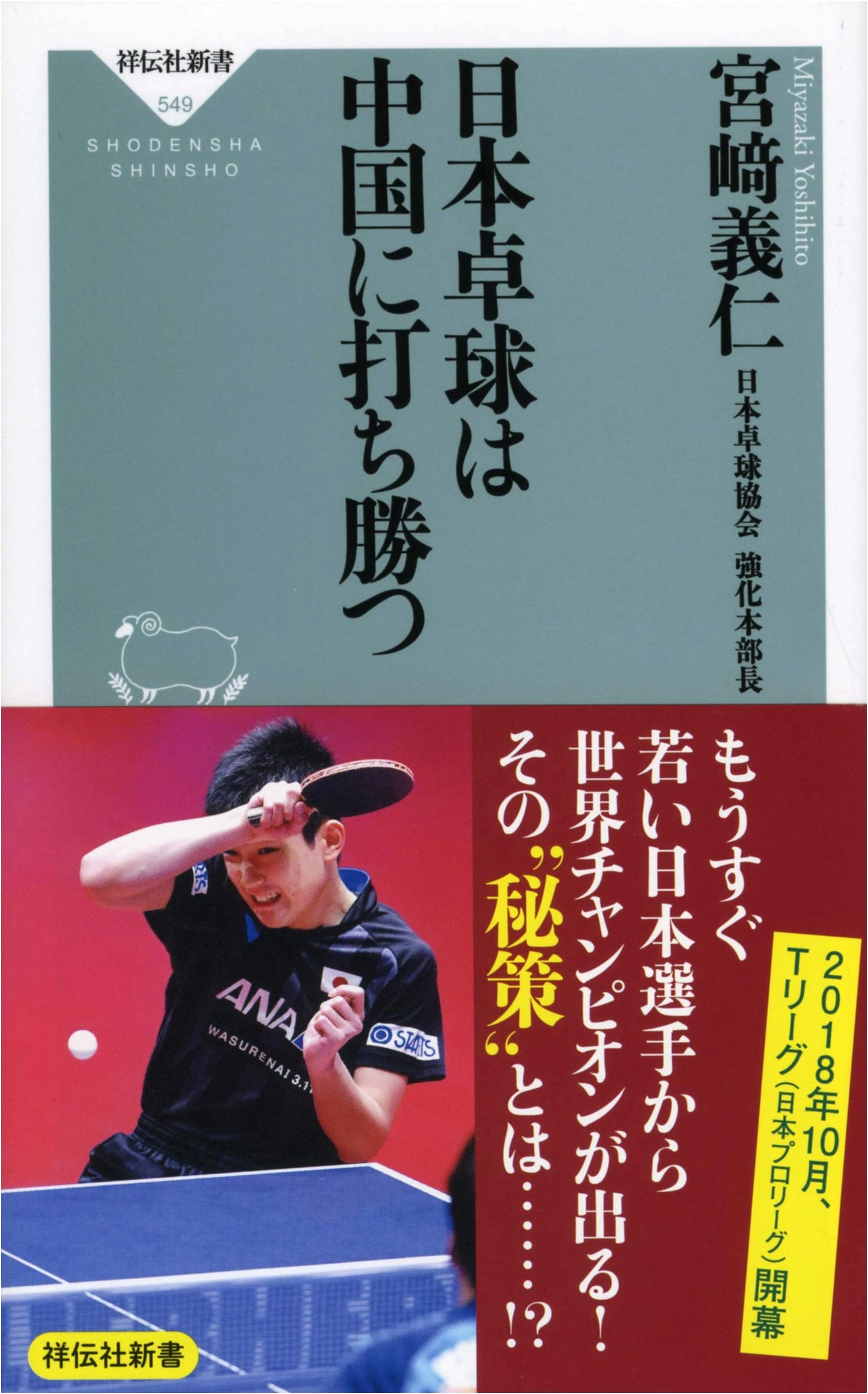 Japanese Table Tennis Triumphs Over China (Shodensha Shinsho)