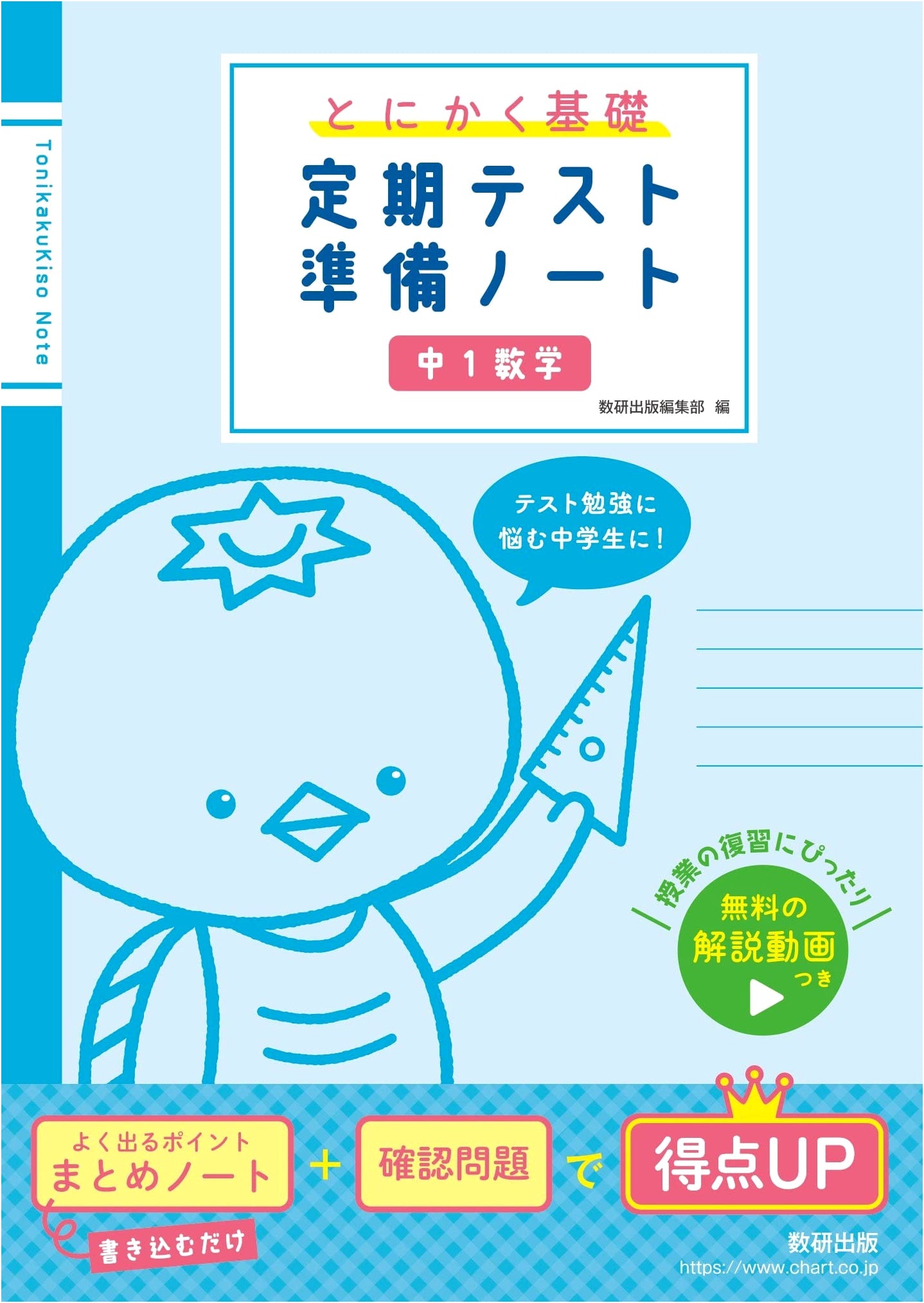 Anyway, Basics: Regular Test Prep Notebook - 1st Year Junior High Math