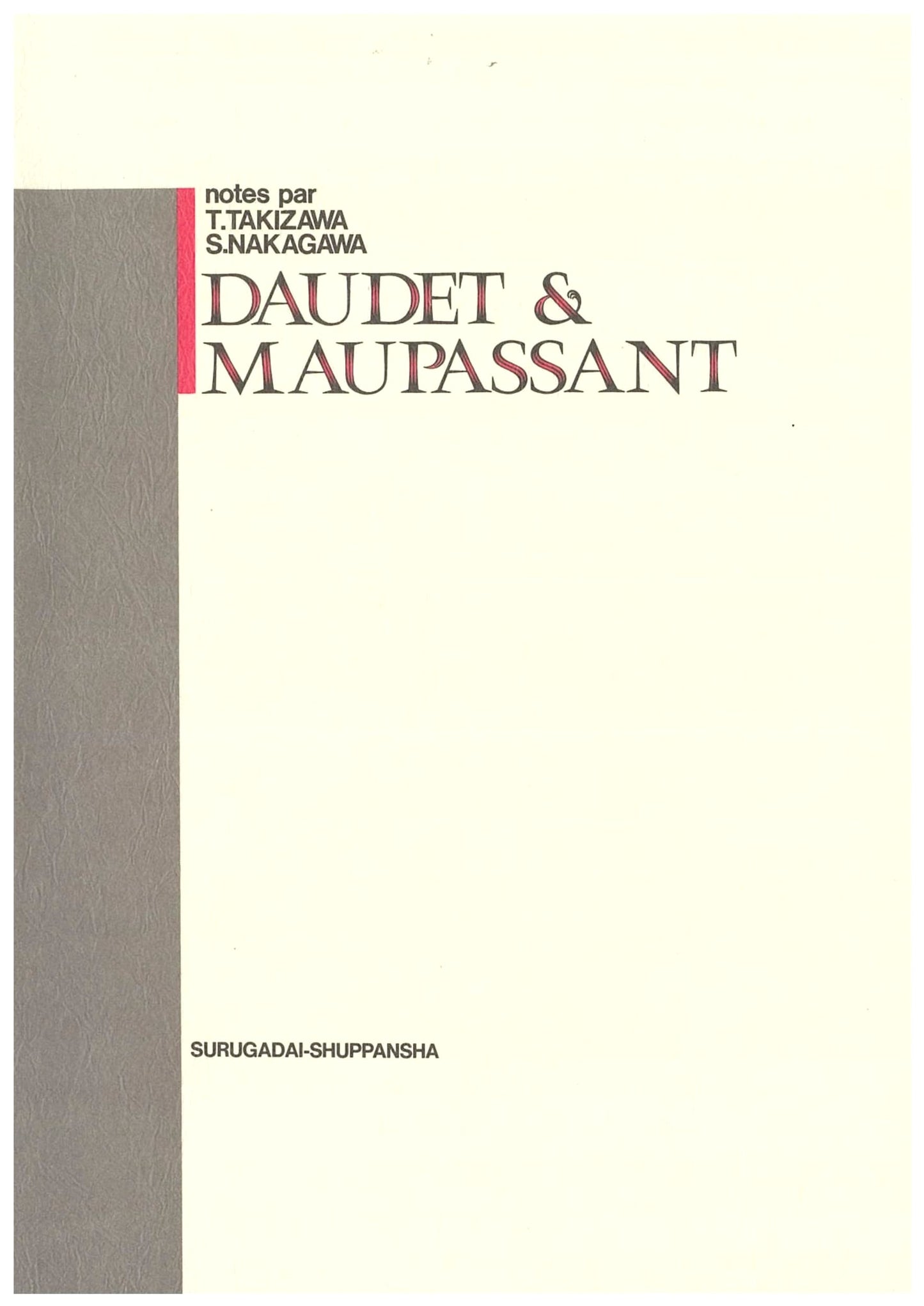 Textbook: Daudet and Maupassant