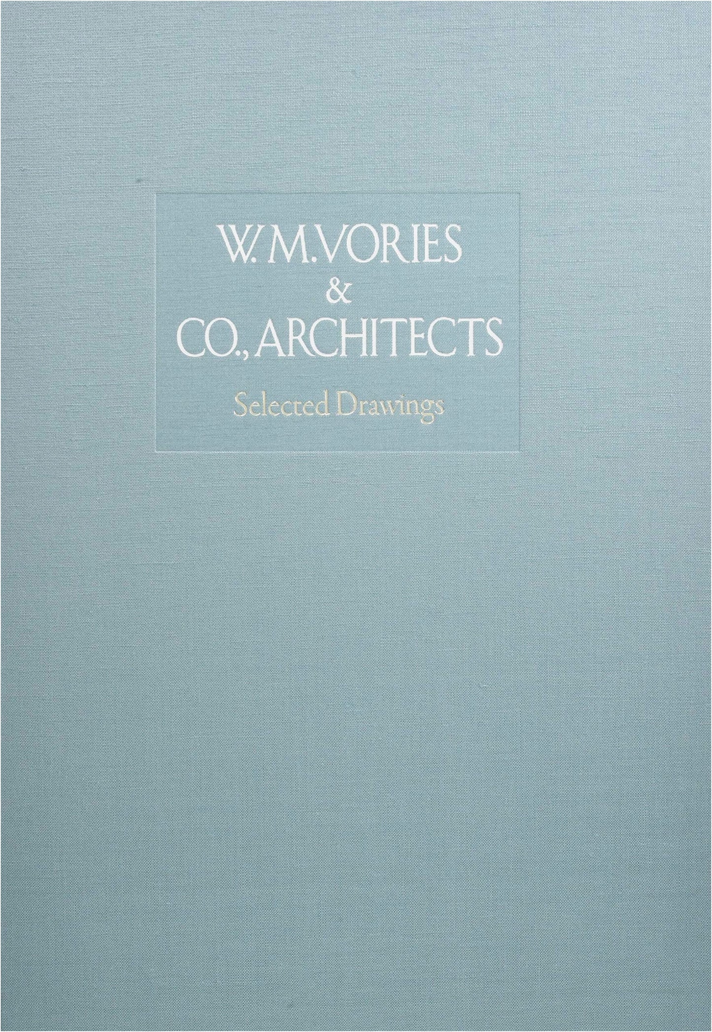 Vories Architectural Drawings: W.M. VORIES & CO., ARCHITECTS Selected Drawings