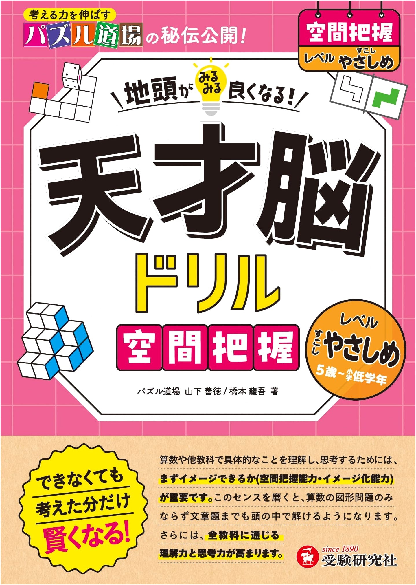 Genius Brain Drill: Spatial Reasoning (Slightly Easier) by Yoshinori Yamashita