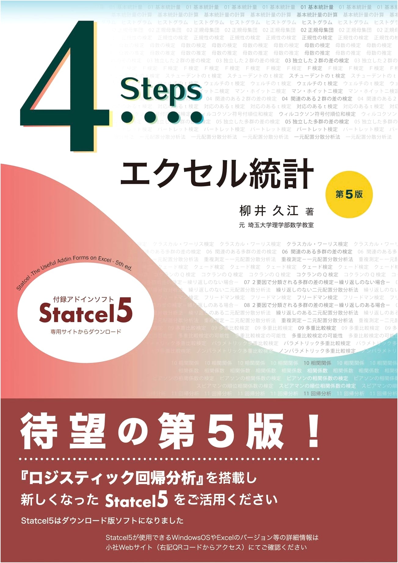 4 Steps Excel Statistics: 5th Edition