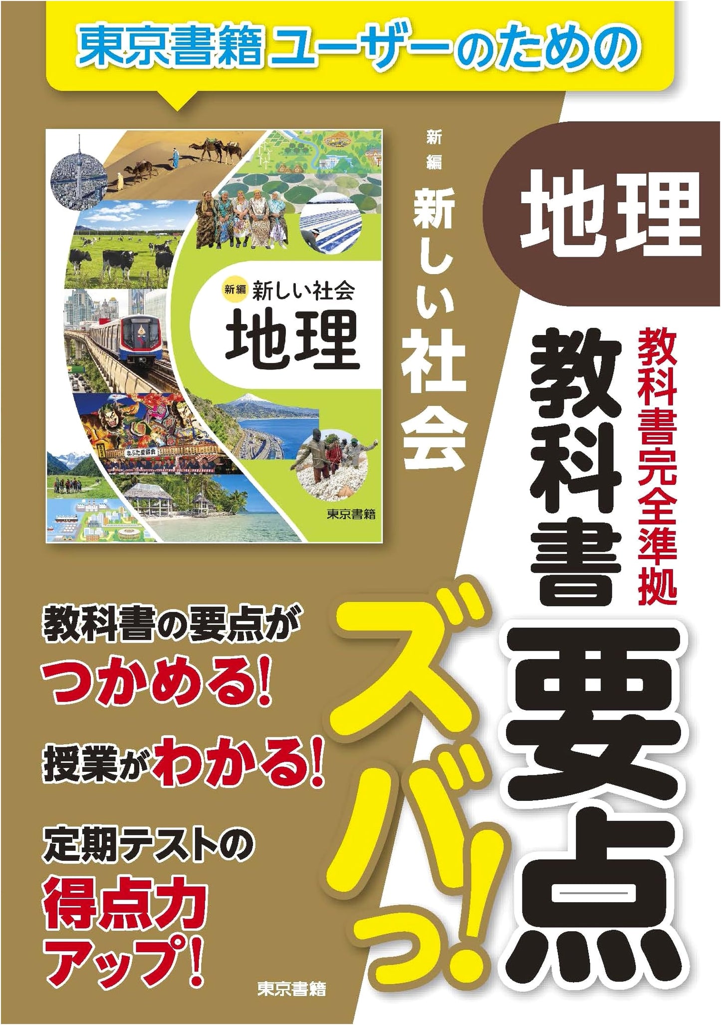 Textbook Key Points! New Social Studies Geography (Tokyo Shoseki)