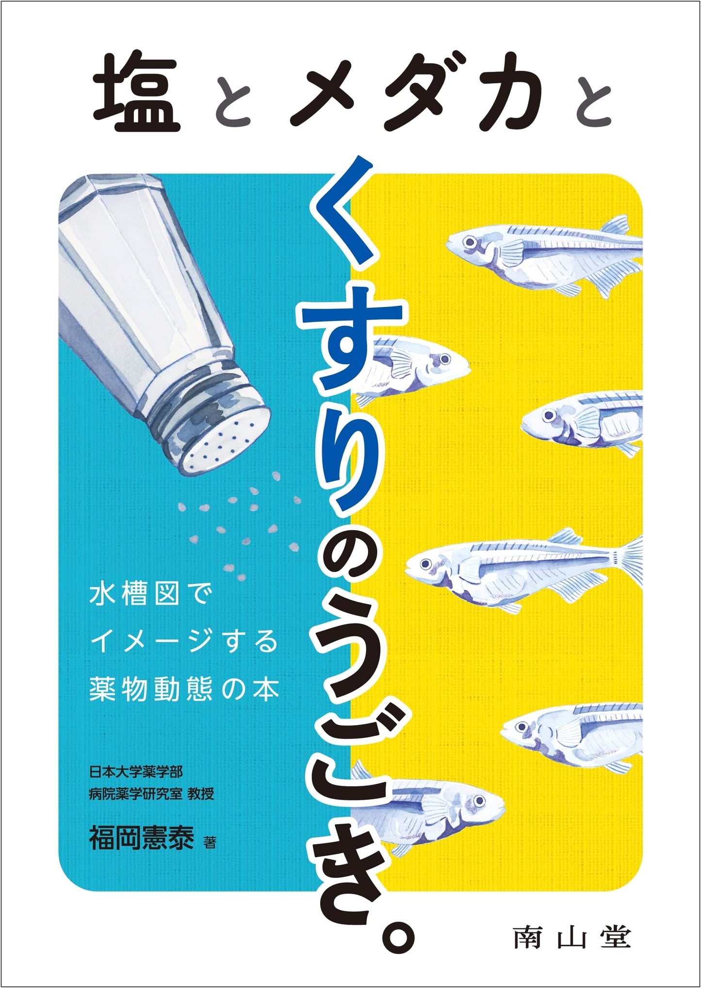 Salt, Medaka, and Drug Movement: A Pharmacokinetics Book Visualized with Aquarium Diagrams