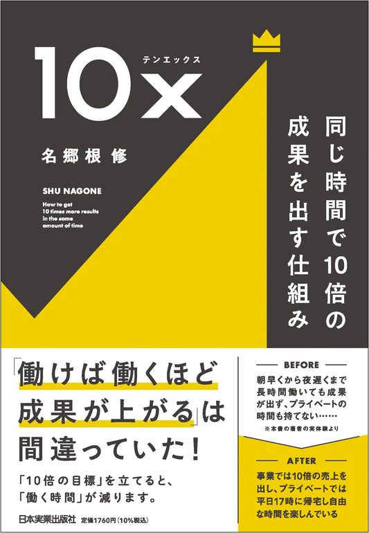 10x Productivity: Achieve 10 Times More in the Same Time by Osako, Shu