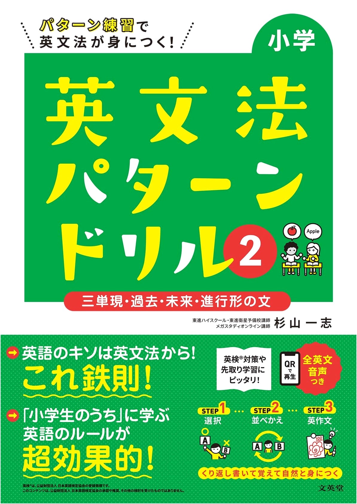Elementary English Grammar: Pattern Drills 2 - Tenses (3rd Person, Past, Future, Progressive)