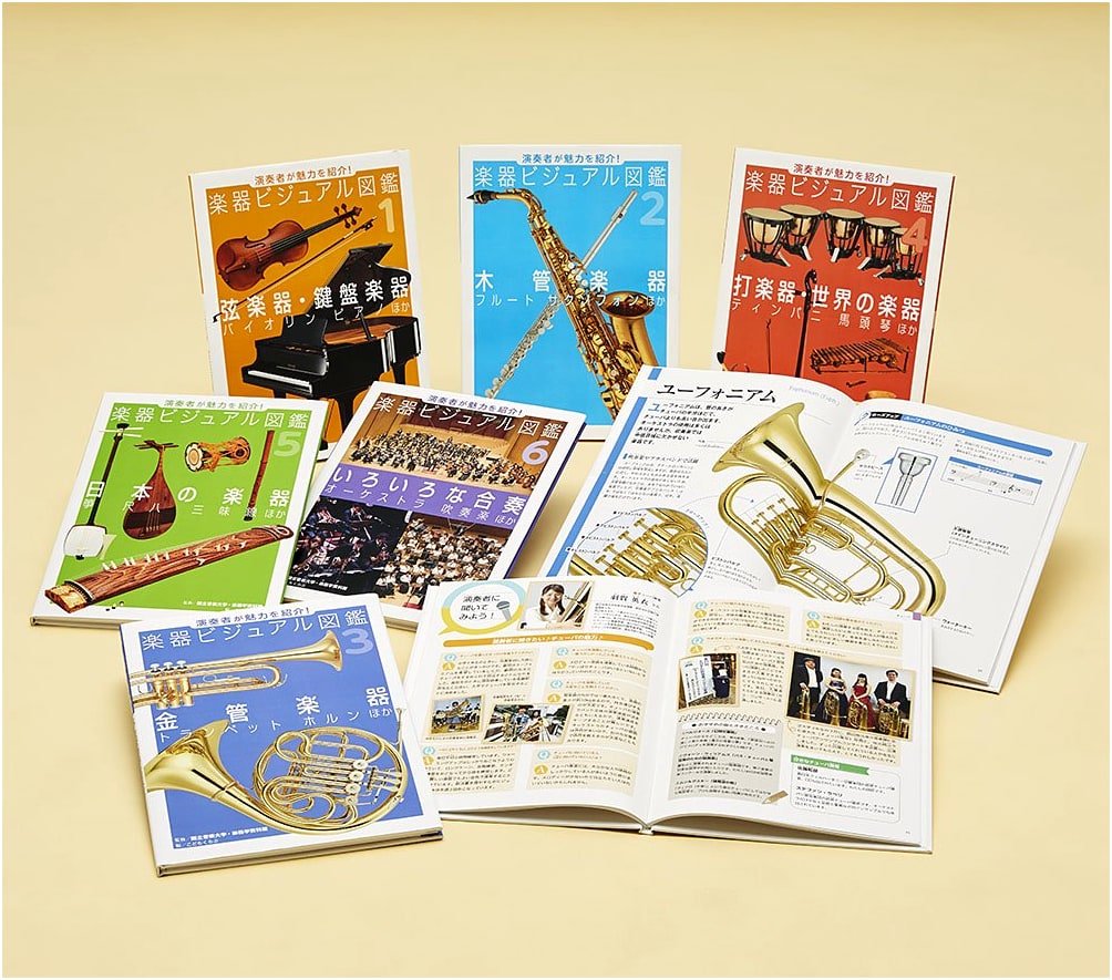 Musical Instrument Visual Encyclopedia: Performers Introduce the Charm (6-Volume Set)