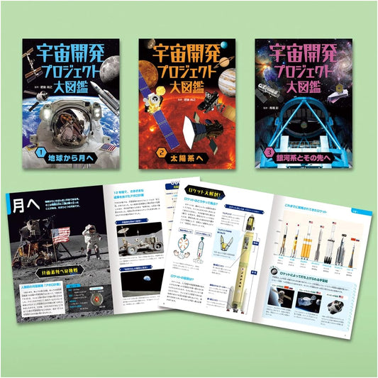 Grand Illustrated Encyclopedia of Space Development Projects (3-Volume Set)