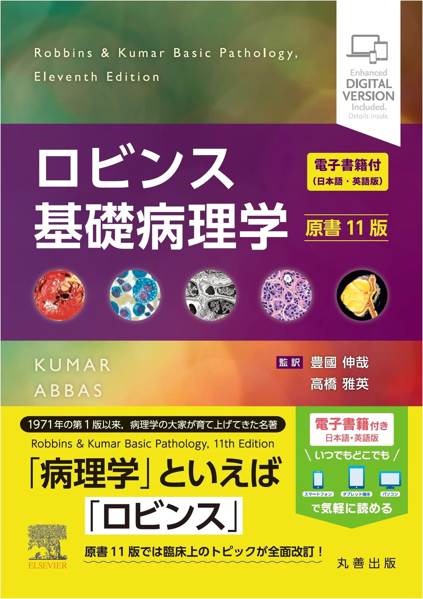 Robbins Basic Pathology, 11th Edition: With Japanese & English E-Book Access