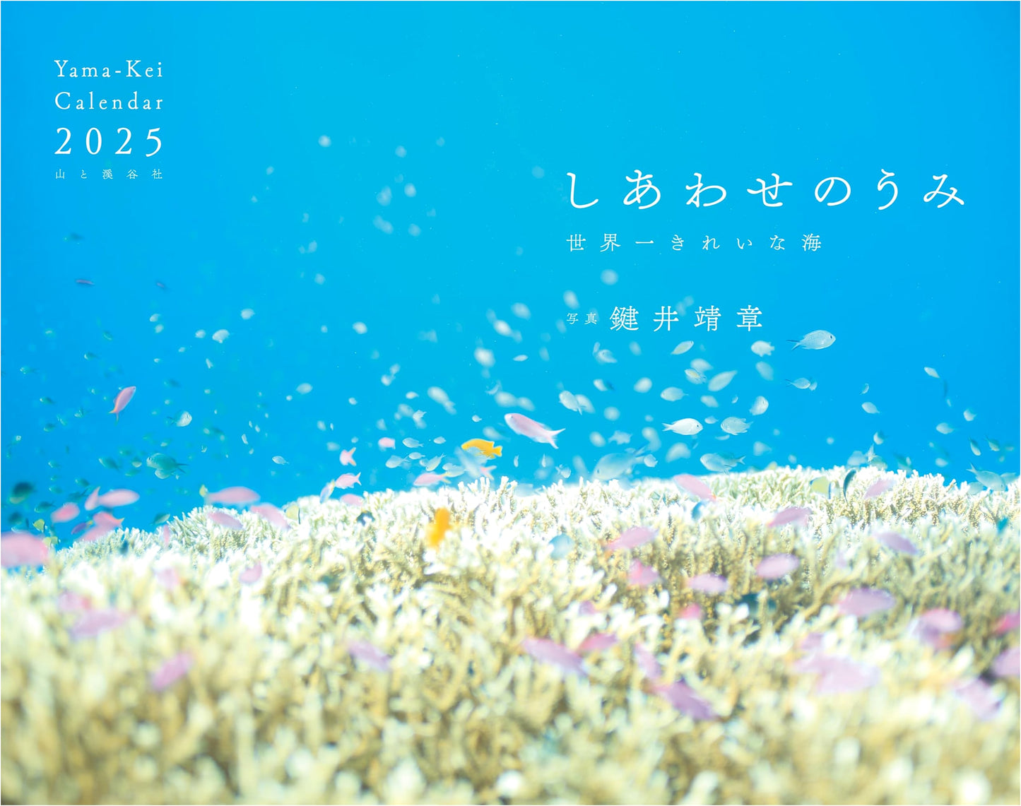 Yamakei 2025 Wall Calendar: Sea of Happiness - The World's Most Beautiful Seas