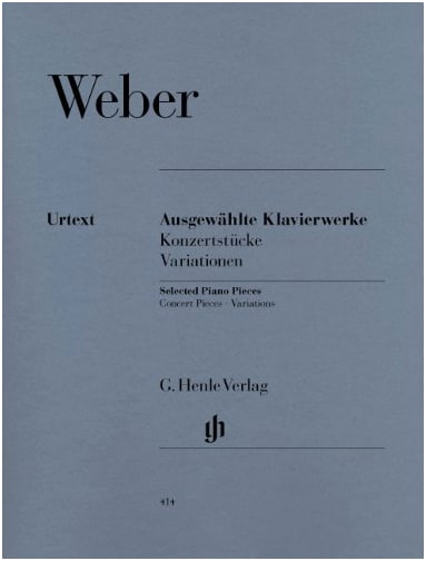 Weber: Selected Piano Works / Henle Urtext Edition