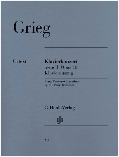 Grieg: Piano Concerto in A minor, Op. 16 - Henle Urtext Edition (Piano Reduction)