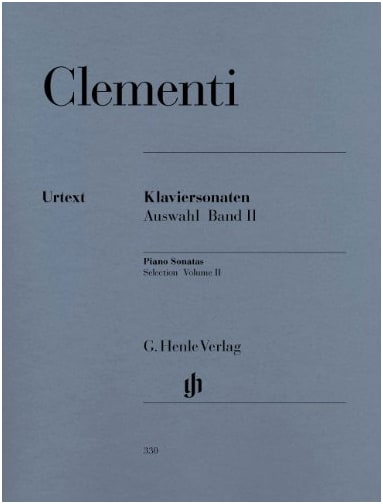 Clementi: Selected Piano Sonatas, Volume 2 - Henle Urtext Edition