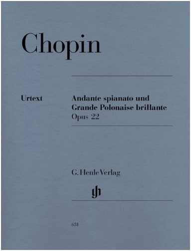 Chopin: Andante Spianato and Grande Polonaise Brillante in E-flat Major, Op. 22 - Henle Urtext