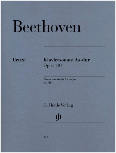 Beethoven: Piano Sonata No. 31 in A-flat Major, Op. 110 (Henle Urtext Edition)
