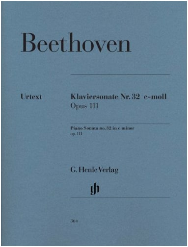 Beethoven: Piano Sonata No. 32 in C Minor, Op. 111 - Henle Urtext Edition