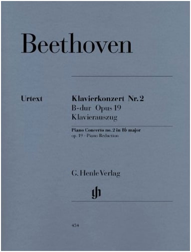 Beethoven: Piano Concerto No. 2 in B-flat Major, Op. 19 / Henle Urtext / Piano Reduction