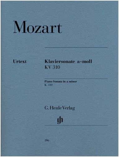 Mozart: Piano Sonata in A Minor, K. 310 - Henle Urtext Edition