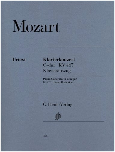Mozart: Piano Concerto No. 21 in C Major KV 467 / Henle Urtext (A. Schiff Fingering)
