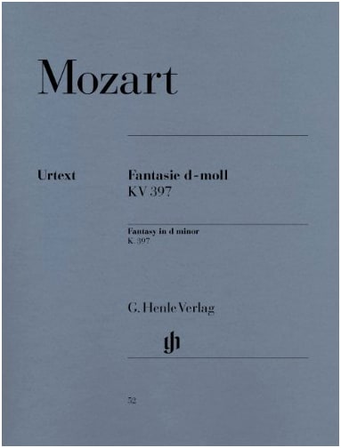 Mozart: Fantasy in D Minor, K. 397 - Henle Urtext Piano Edition