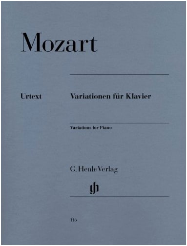 Mozart: Variations - Henle Urtext Edition