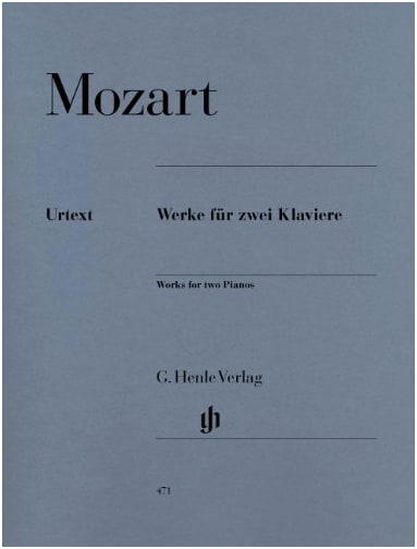 Mozart: Works for Two Pianos - Henle Urtext Edition