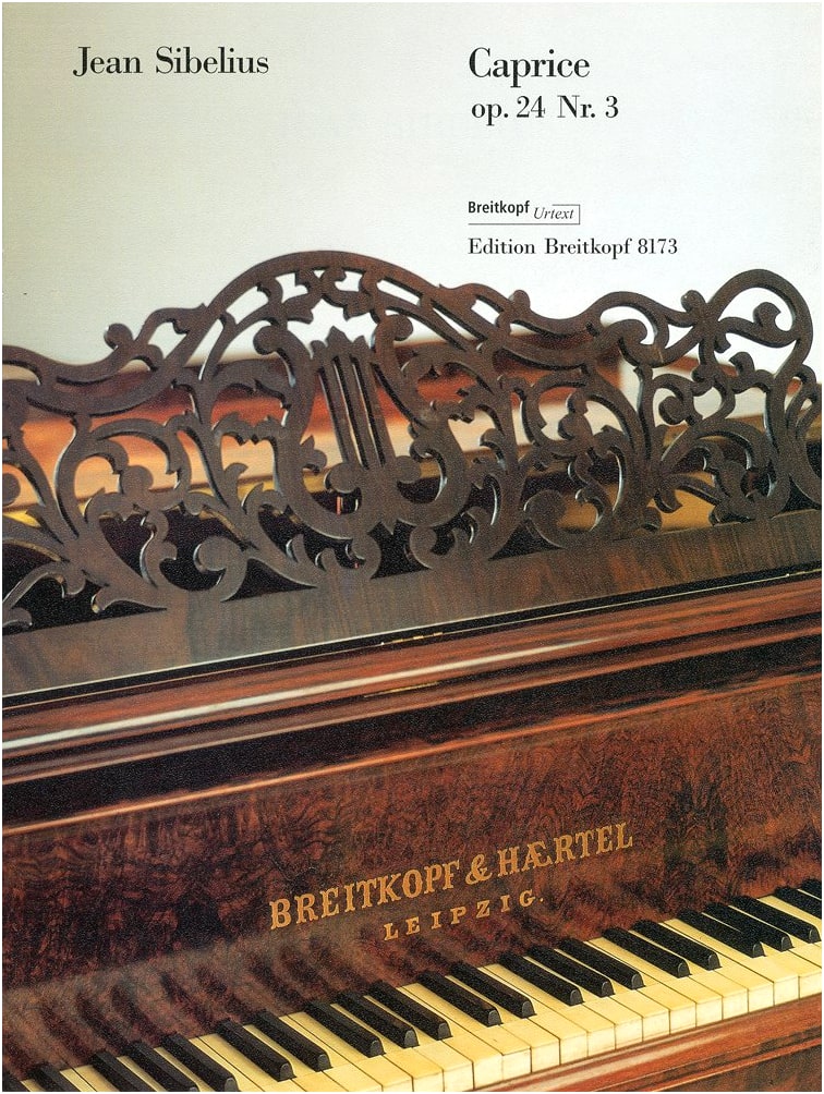 Sibelius: Caprice Op. 24/3 for Piano Solo (Breitkopf & Härtel Edition)