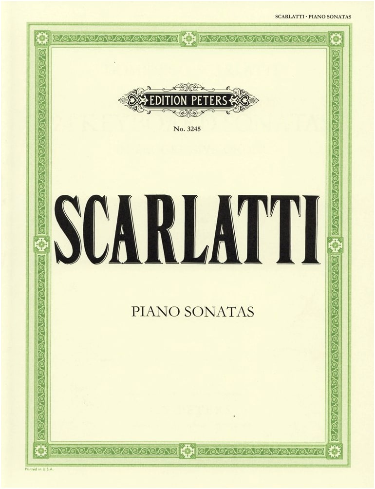 Domenico Scarlatti: 24 Sonatas for Piano Solo (Sauer Edition, Peters)