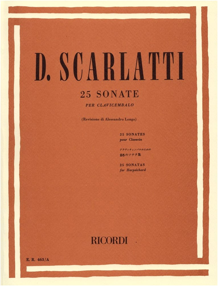 Scarlatti: 25 Piano Sonatas / Edited by Longo / Ricordi Edition