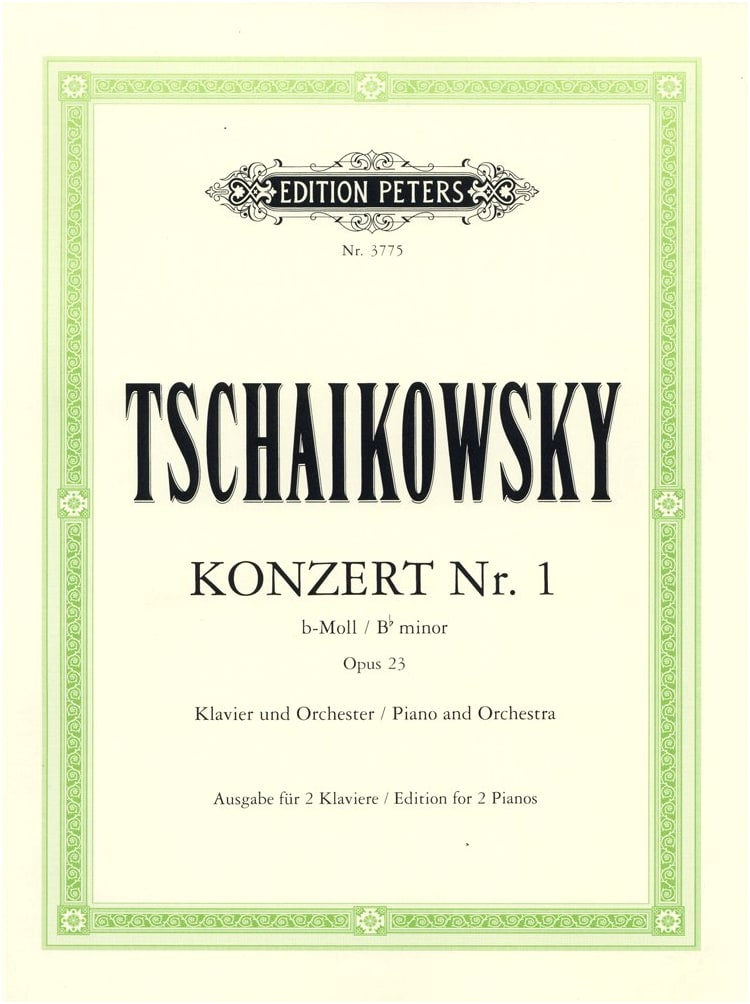 Tchaikovsky: Piano Concerto No. 1 in B-flat Minor, Op. 23 - Piano Score