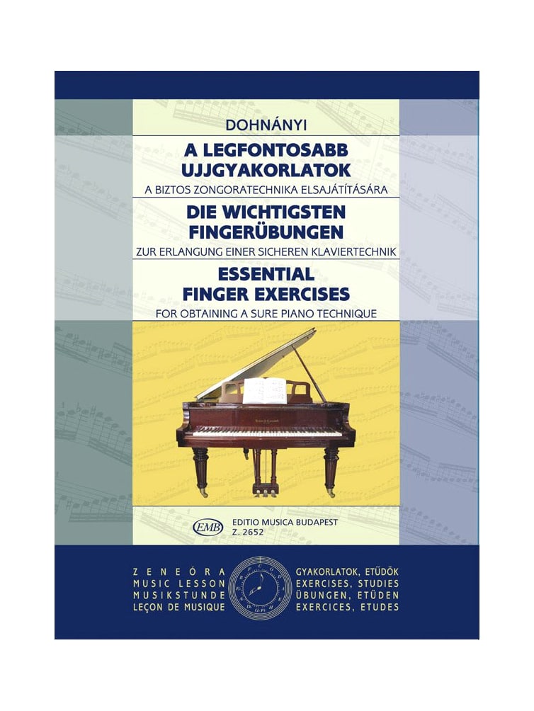 Dohnányi: Finger Exercises for Piano Solo