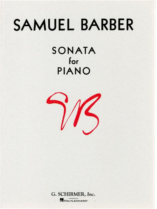 Barber: Piano Sonata Op. 26 - Schirmer Edition