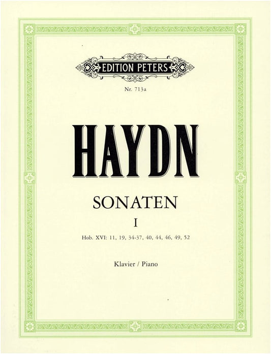 Haydn: Piano Sonatas Vol. 1 - Edited by Martienssen (Peters Edition)